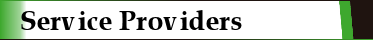Service Providers Service Providers