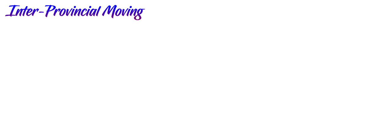 AR Moving | Inter-Provincial Moving | Overlay