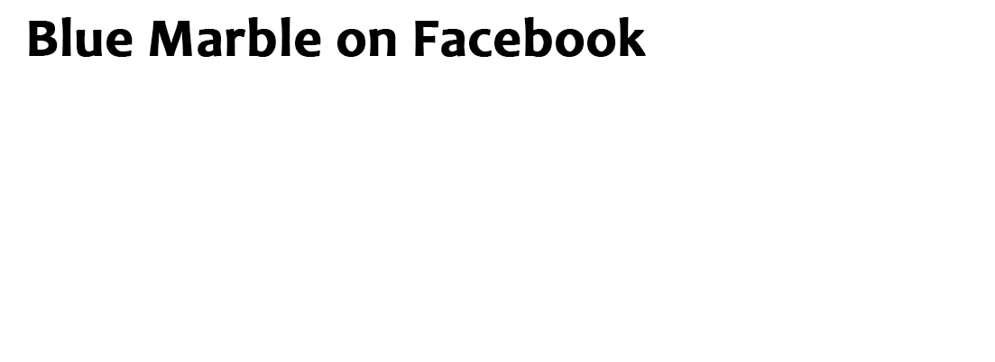 Blue Marble on Facebook | Related Services