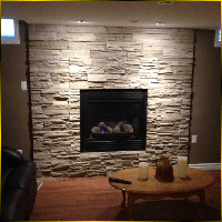Custom Fireplace | JEM Contracting | Residential and Commercial Renovations